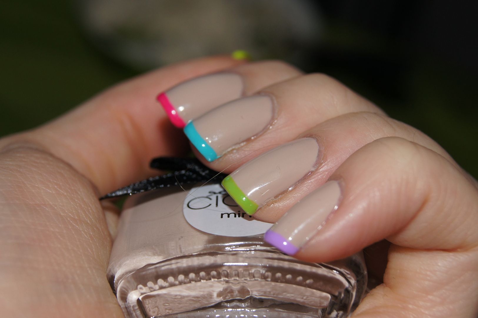 Leopard Detail & Neon Tips - Handmade Dreams of Mine